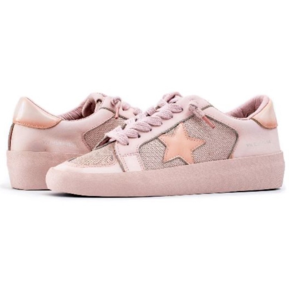 vintage havana extra sneakers in blush smoke